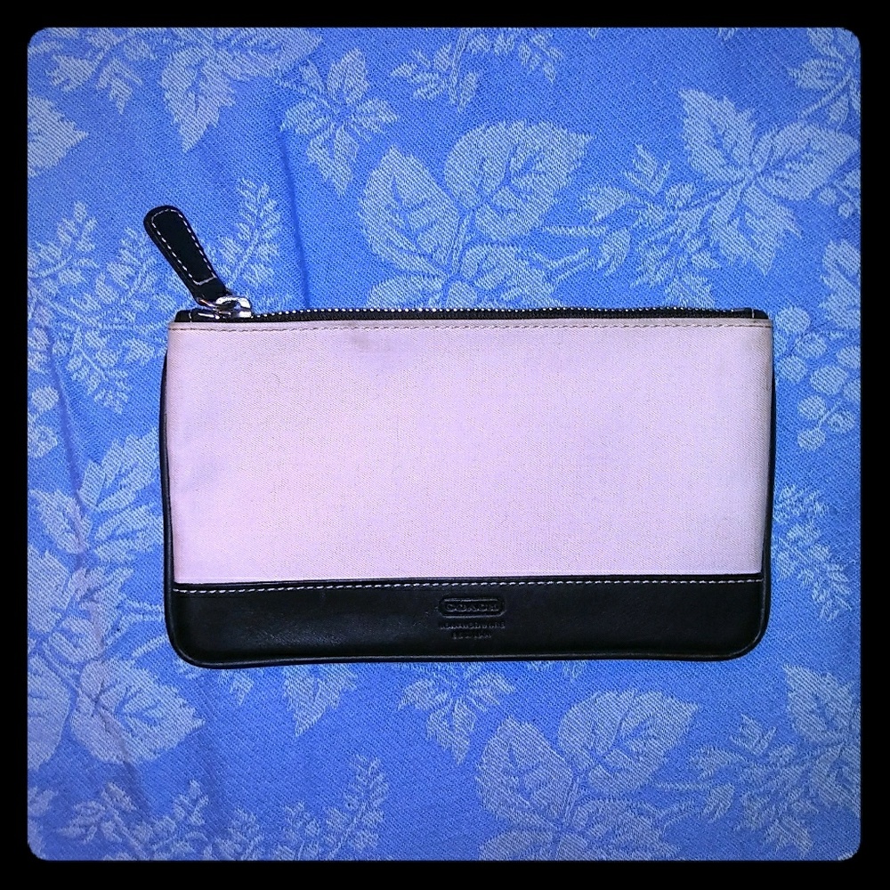 Coach Hamptons pink makeup bag